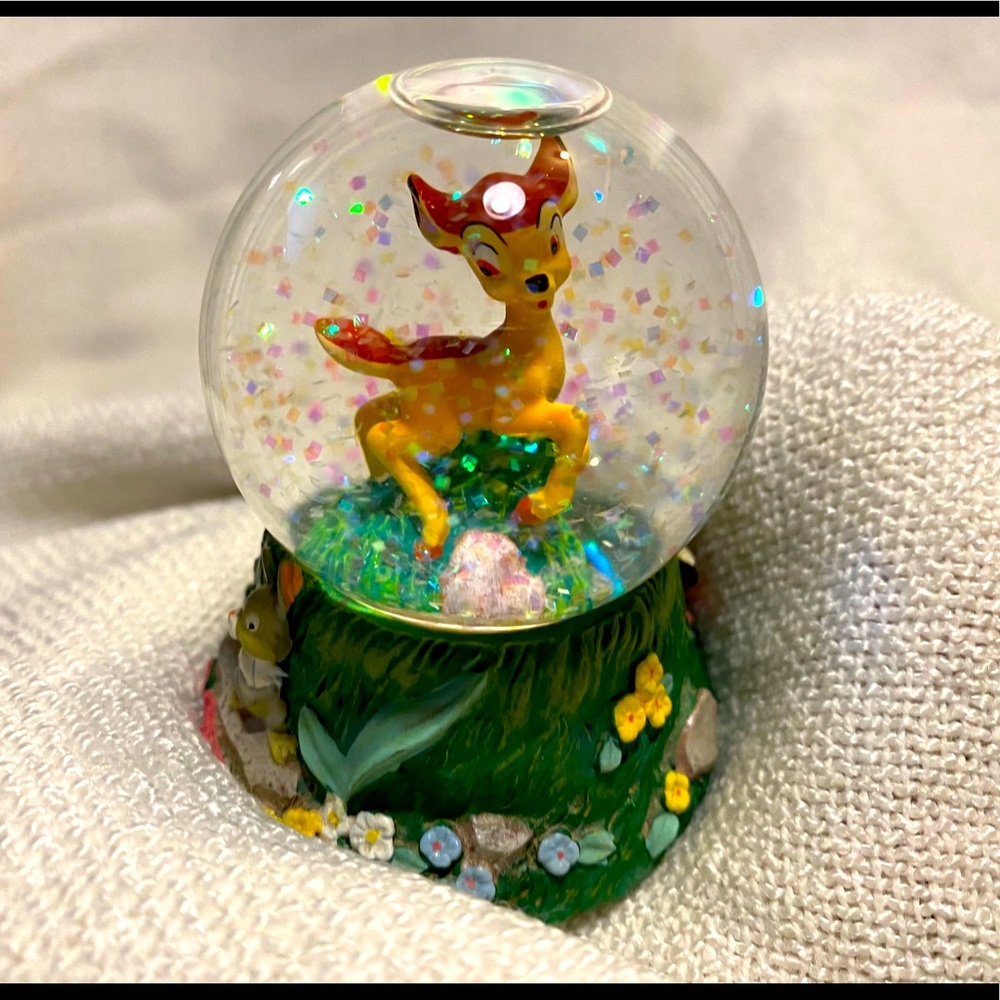 Disney Store Bambi Mini Snow globe